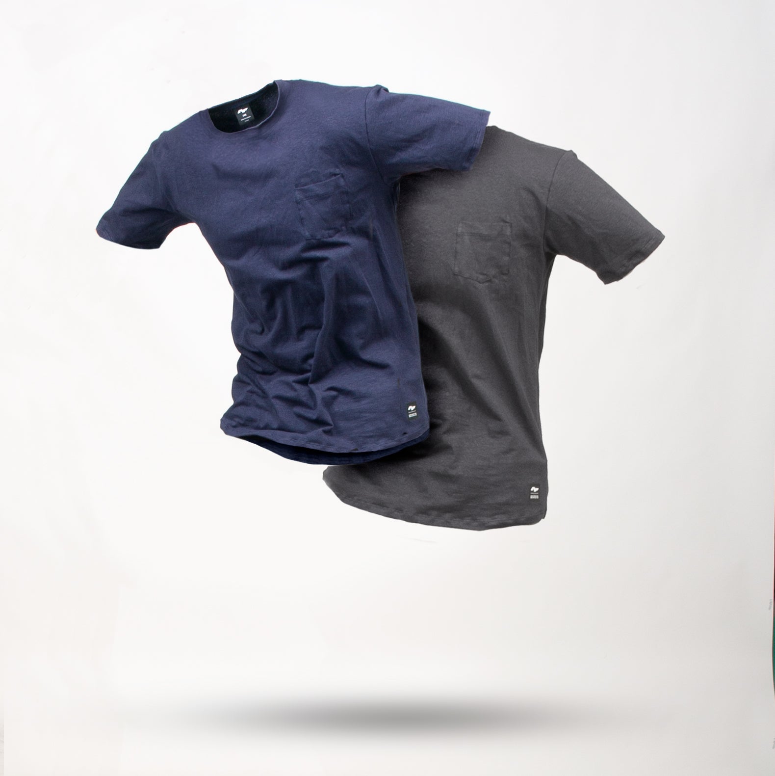 Hemp Pocket Tee - Navy