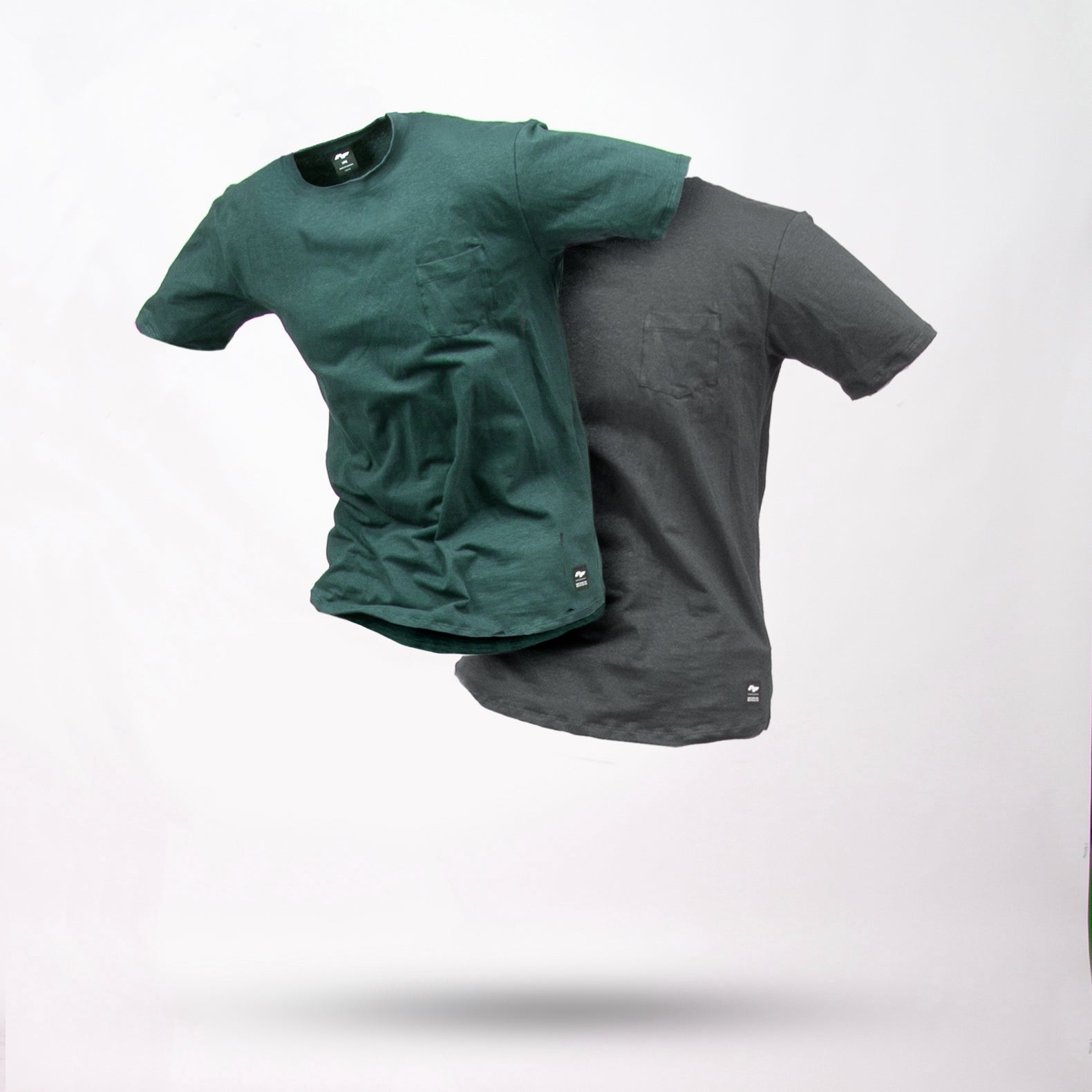 Hemp Pocket Tee - Pine
