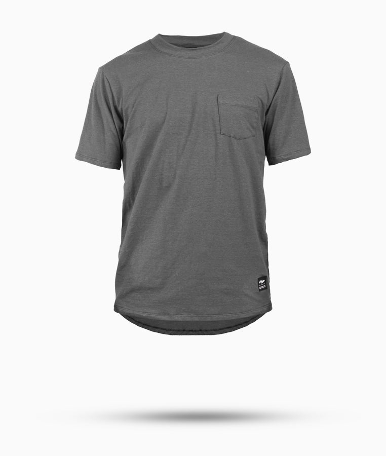 Hemp Pocket Tee - Charcoal
