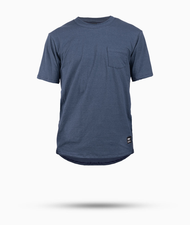 Hemp Pocket Tee - Navy