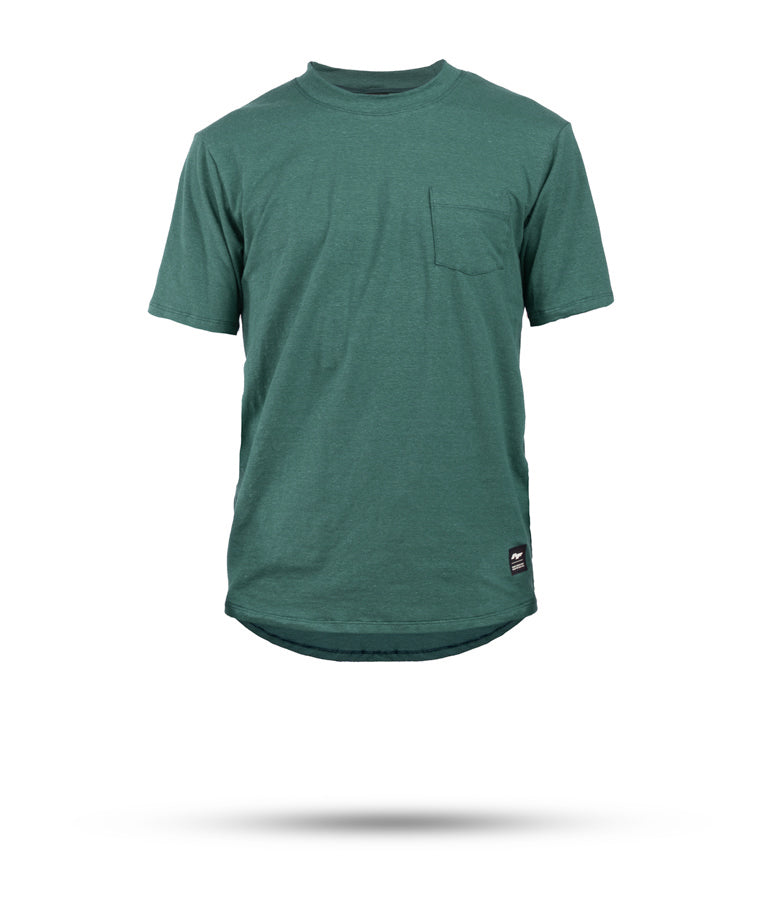 Hemp Pocket Tee - Pine