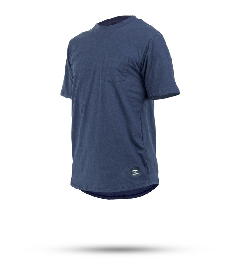 Hemp Pocket Tee - Navy