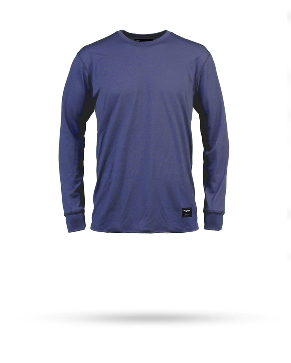 Super Fine 100% Merino Wool Long Sleeve Riding Tee - Twilight Zone